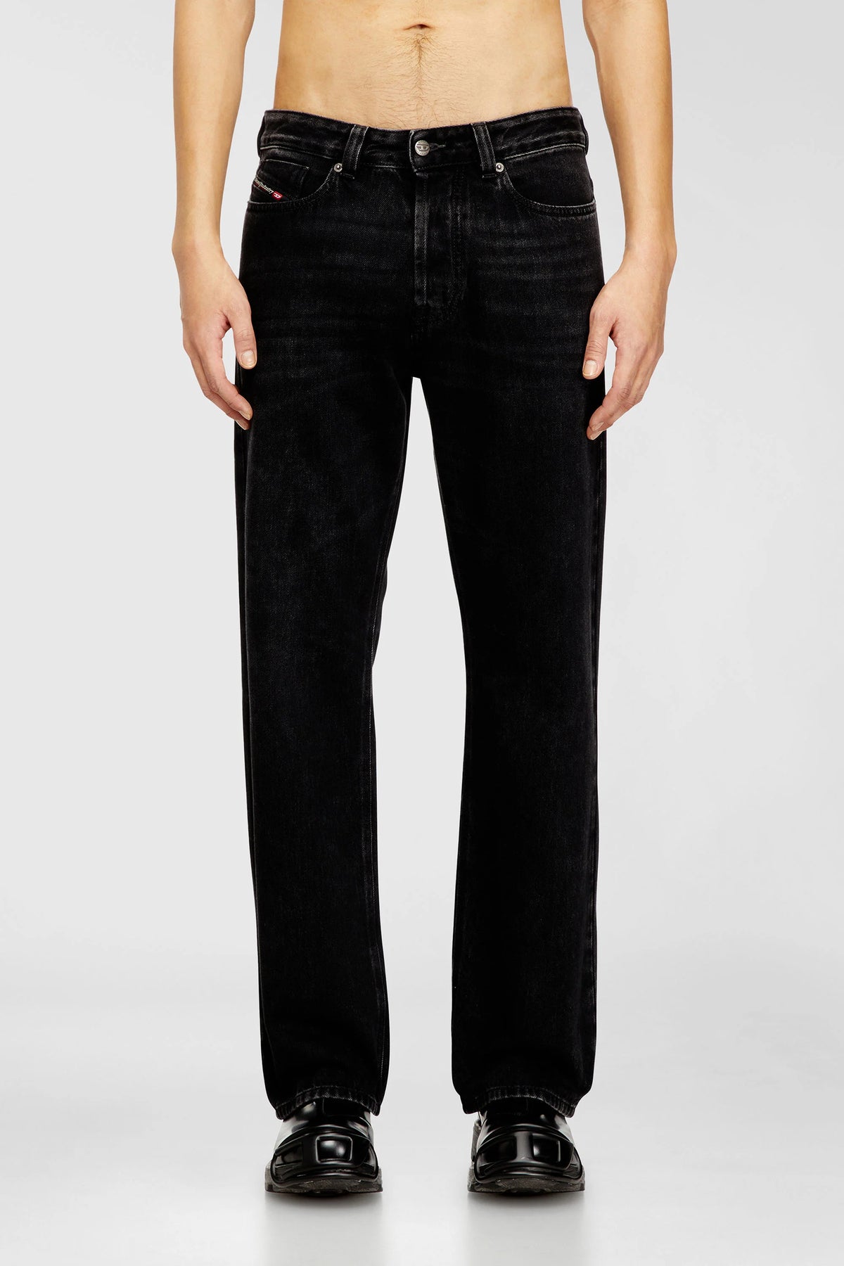 DIESEL RELAXED JEANS REGULAR WAIST 1980 D-EEPER | BLACK
