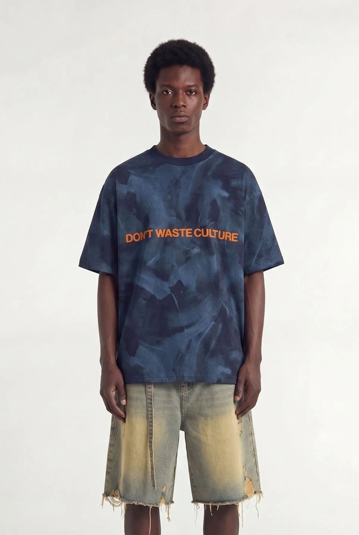 DON’T WASTE CULTURE TYRESE T-SHIRT | BLUE