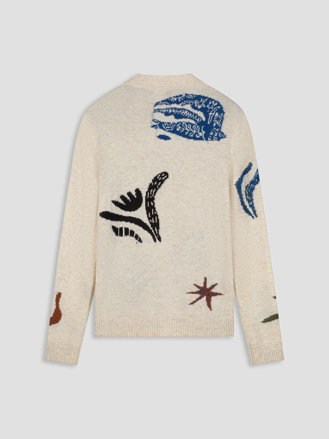 LAW OF THE SEA KNITTED CARDIGAN Almond Milk