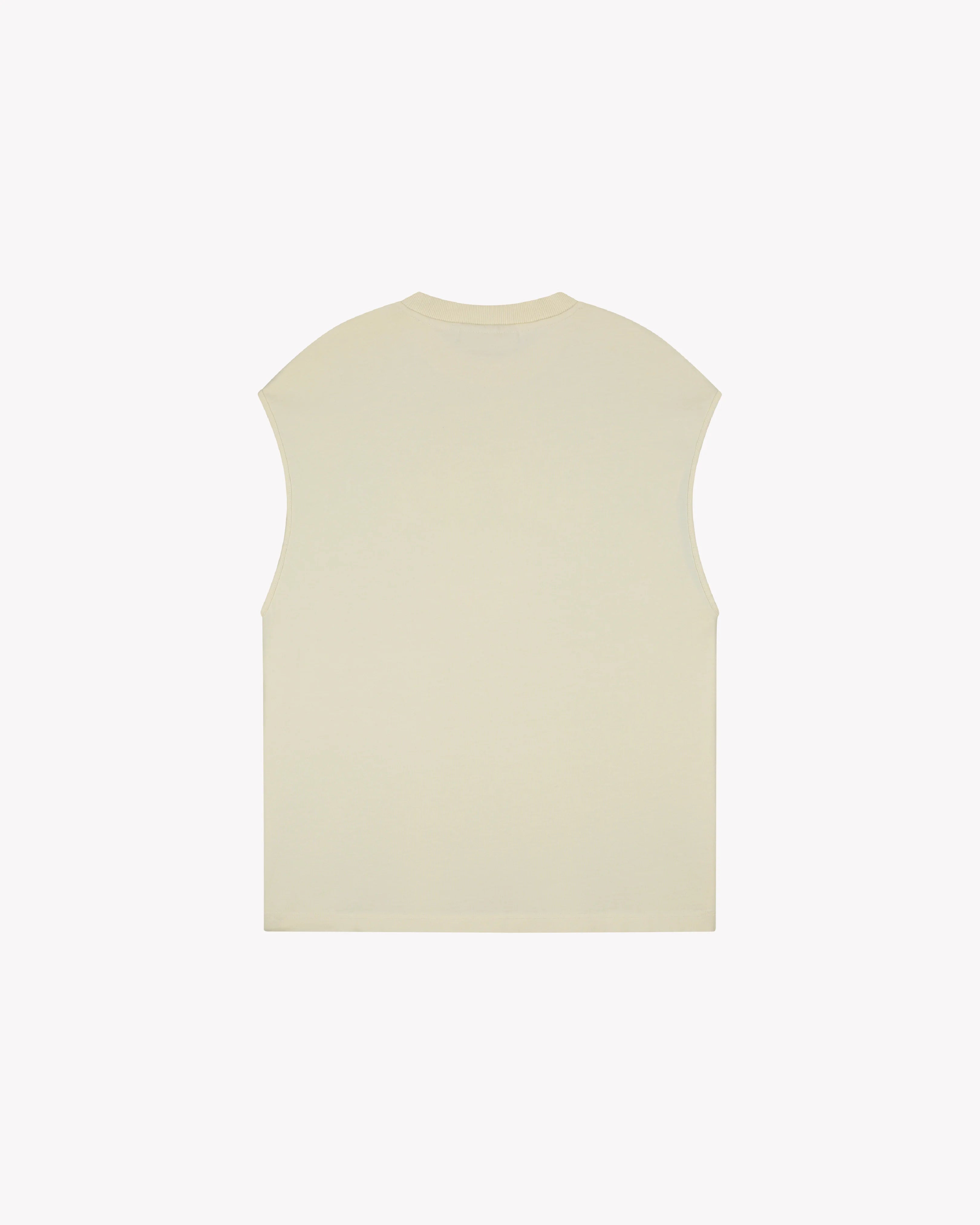 SAINT BLANC EURO LUXURY SLEEVELESS SHIRT OFF WHITE