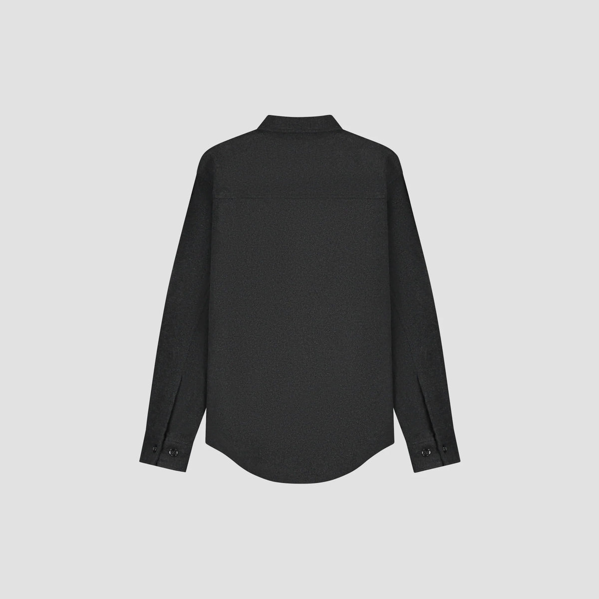 OLAF DOUBLE FACE BOXY SHIRT Charcoal