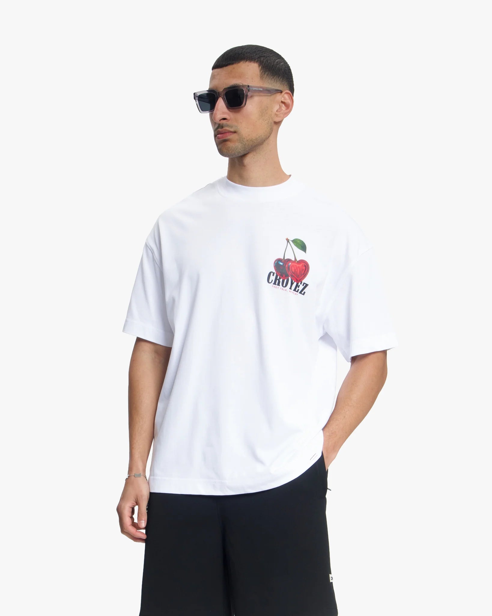 Croyez Cerise D'Amour T-Shirt | White