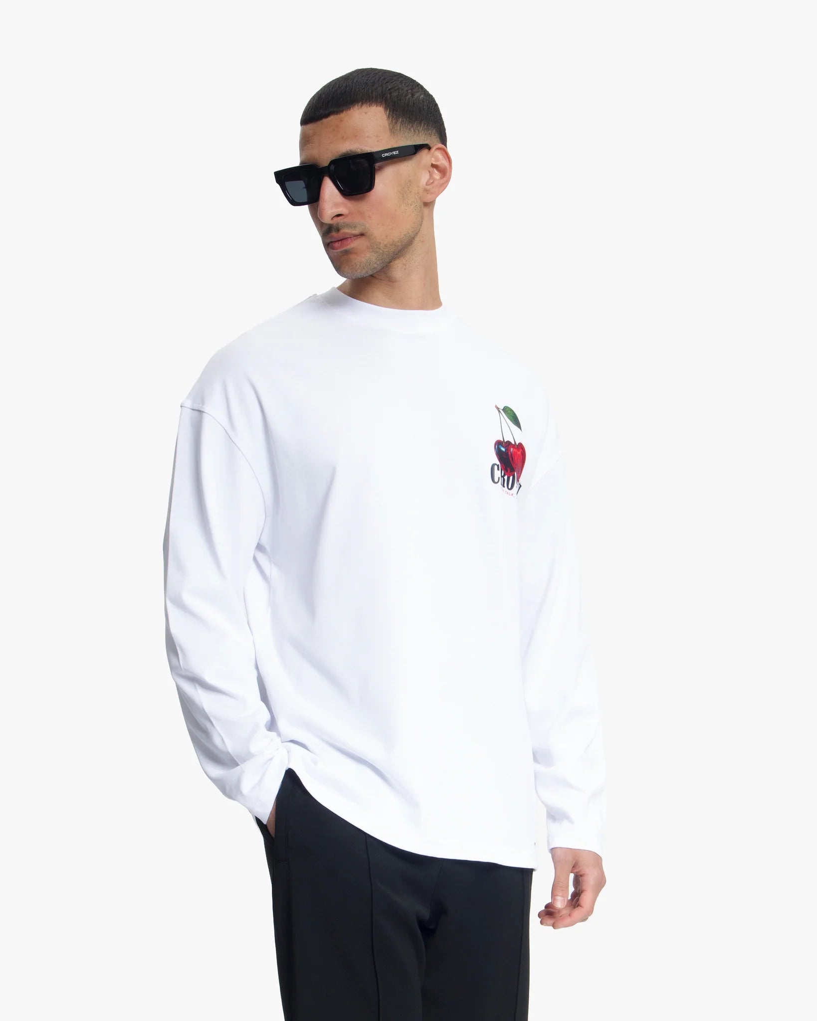 Croyez Cerise D'Amour Longsleeve | White