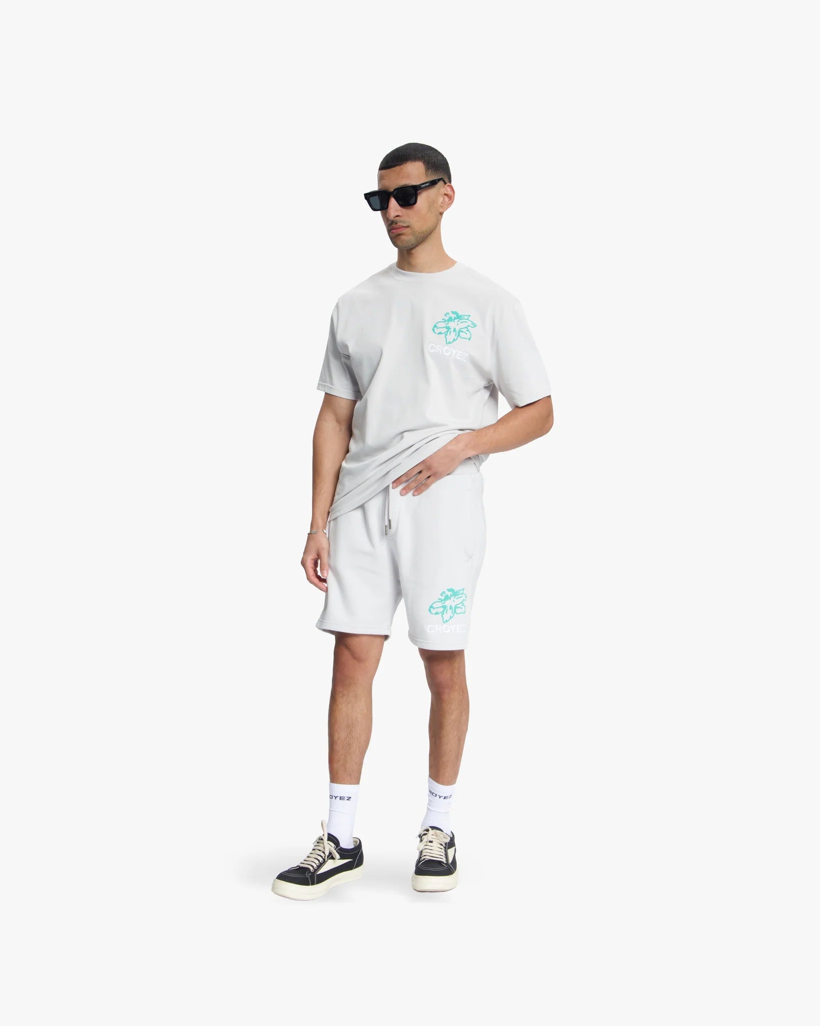 Croyez Gardener Shorts | Light Grey