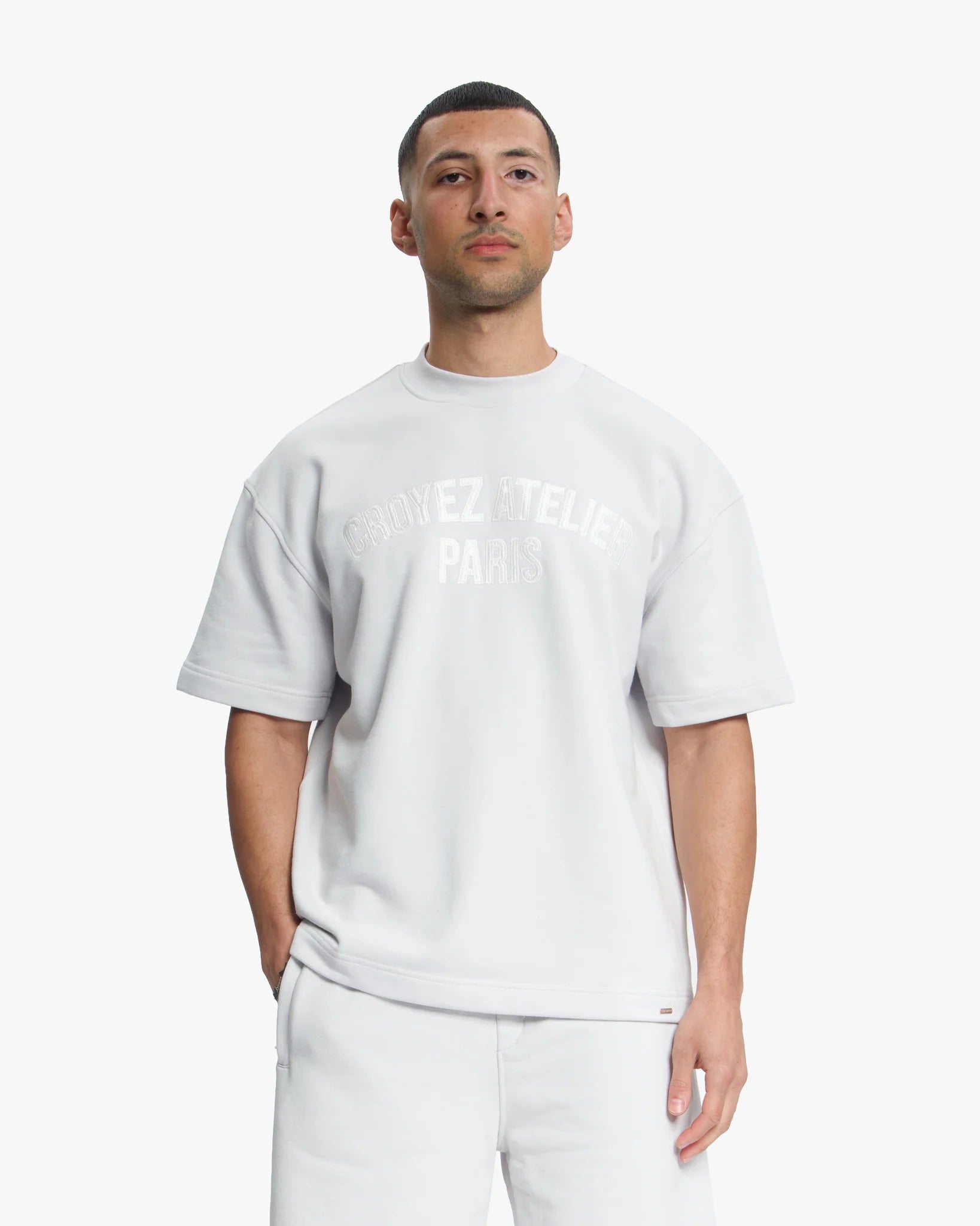 Croyez Heavyweight Atelier T-Shirt | Light Grey