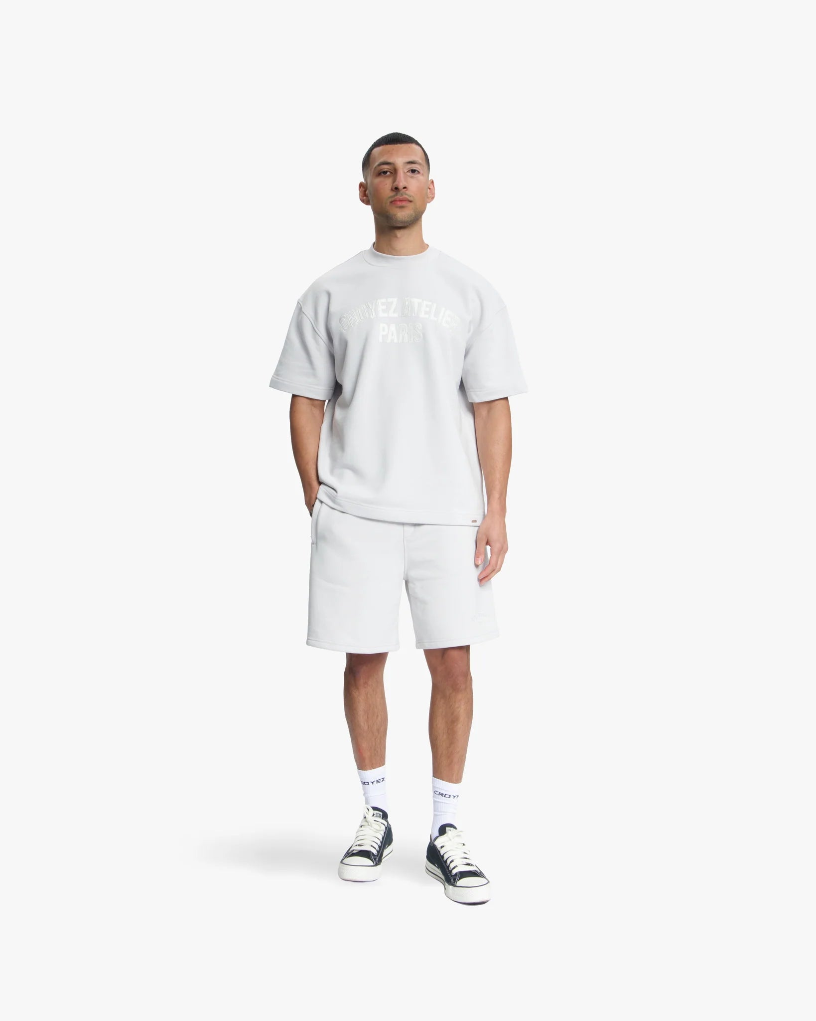 Croyez Heavyweight Atelier T-Shirt | Light Grey