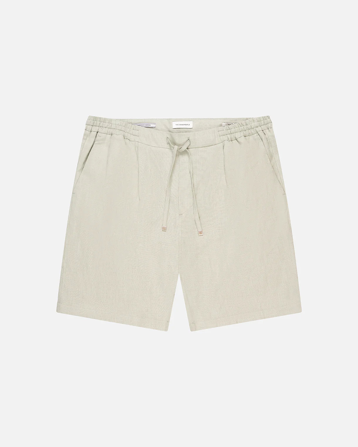 GOODPEOPLE HLIN LINEN SHORT Forest Green