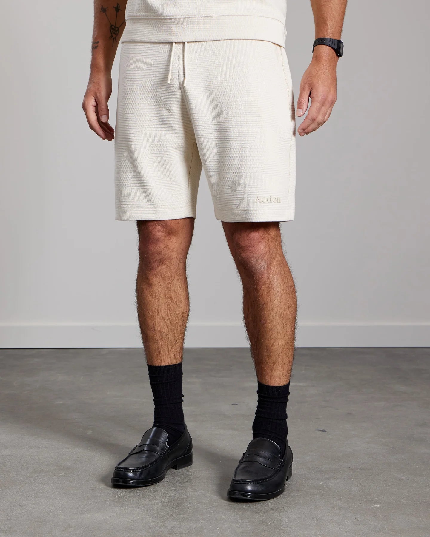 AEDEN DAMIR SHORTS | OFF-WHITE