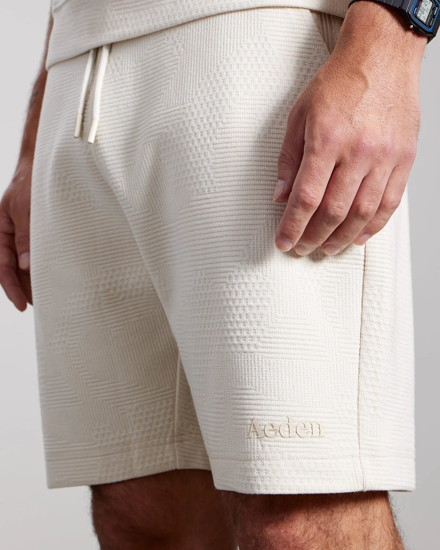 AEDEN DAMIR SHORTS | OFF-WHITE