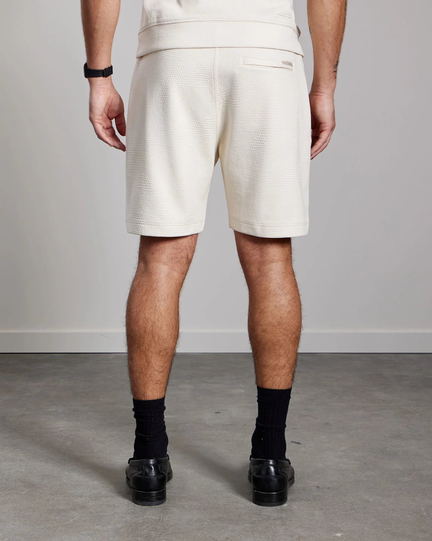 AEDEN DAMIR SHORTS | OFF-WHITE