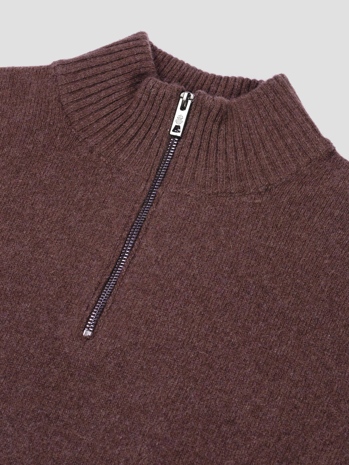 LAW OF THE SEA LAMAR KNITTED HALF ZIP Huckleberry
