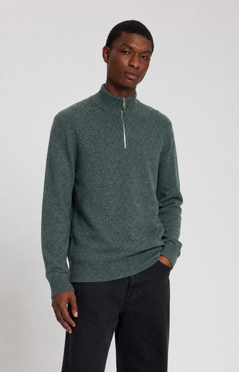 LAW OF THE SEA LAMAR KNITTED HALF ZIP Urban Chic