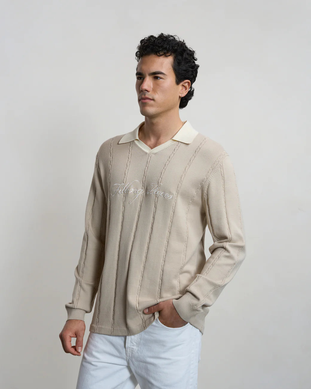 FILLING PIECES Knit Football Jersey Peyote