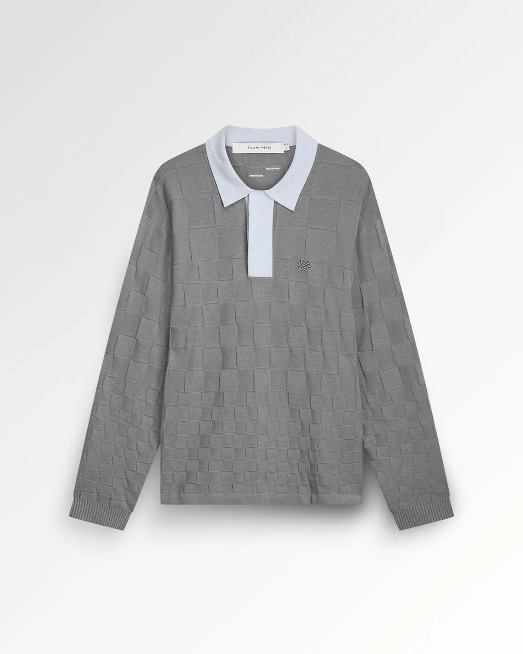 FILLING PIECES Knit Shirt Rugby Grey