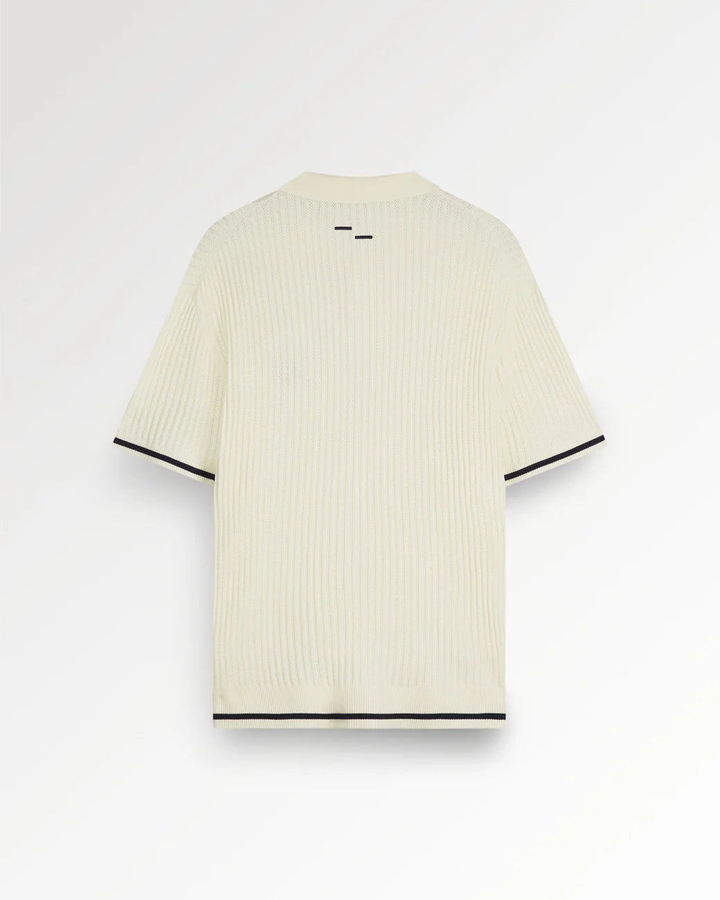 FILLING PIECES Fine Knit Polo Antique White