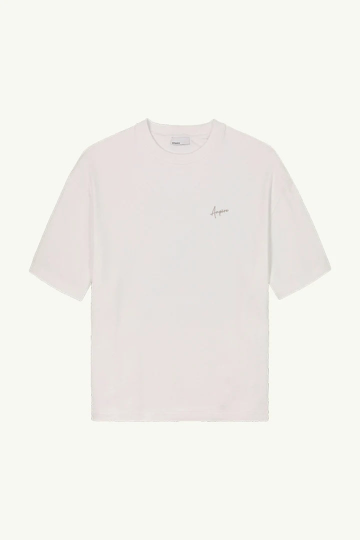AMPÈRE August Interlock Tee in White