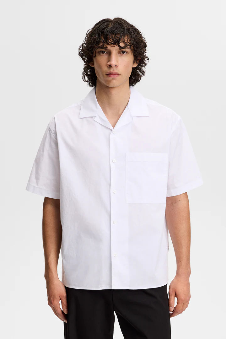J.LINDEBERG Ellis Cotton Resort Shirt White