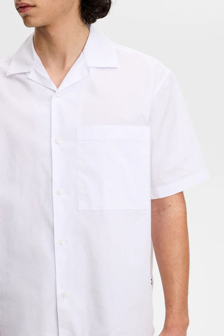 J.LINDEBERG Ellis Cotton Resort Shirt White