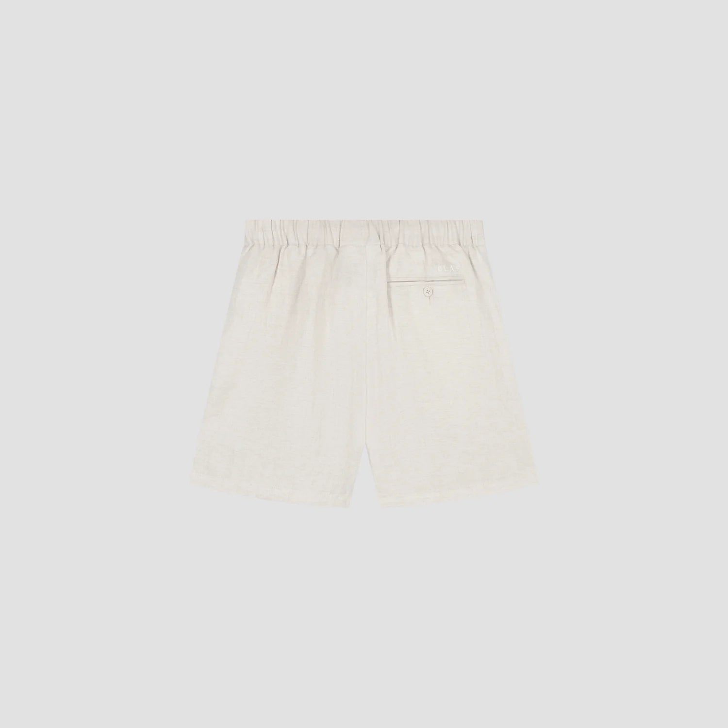 OLAF LINEN BLEND SHORT - OFF WHITE