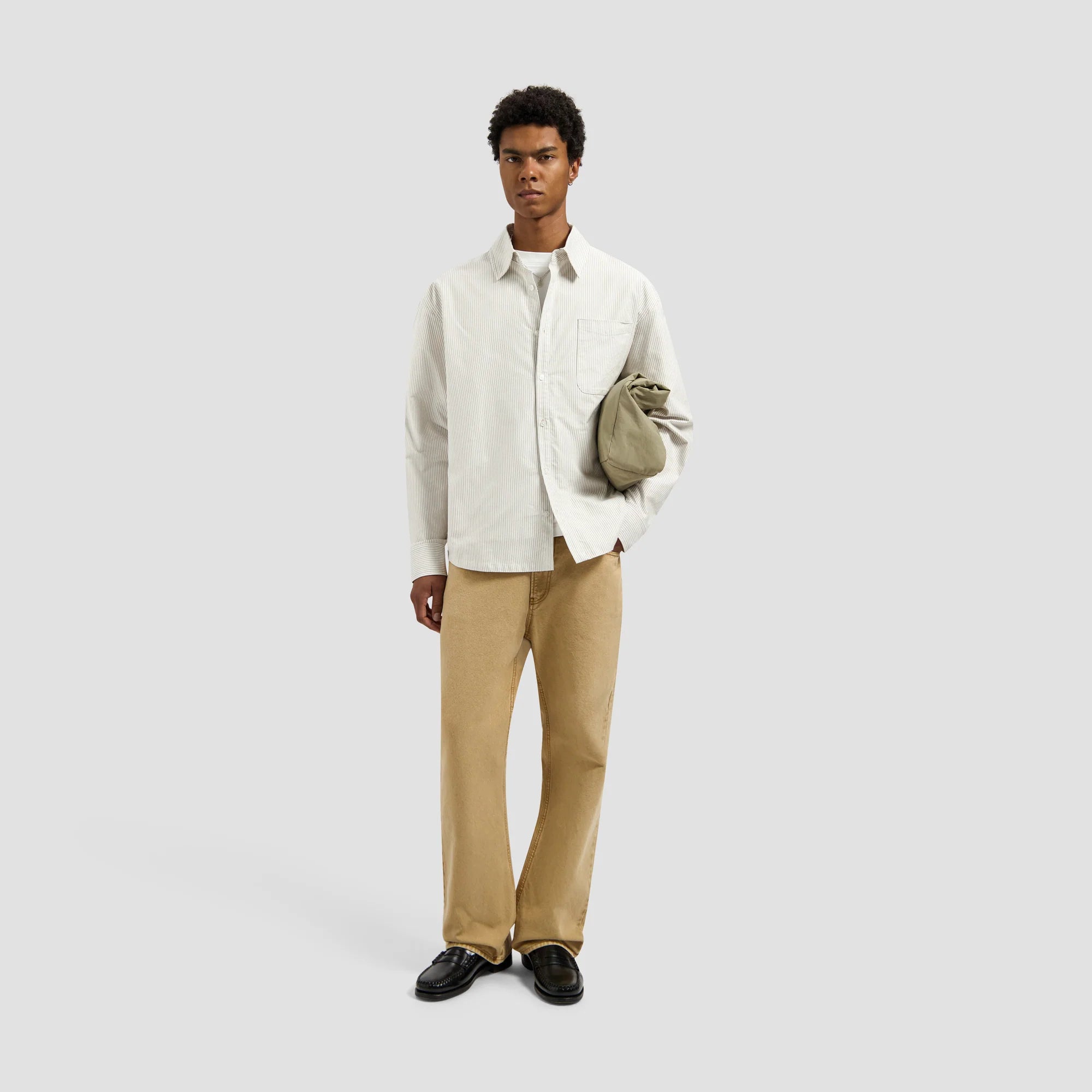 OLAF OVERSIZED STRIPE OXFORD SHIRT Treehouse