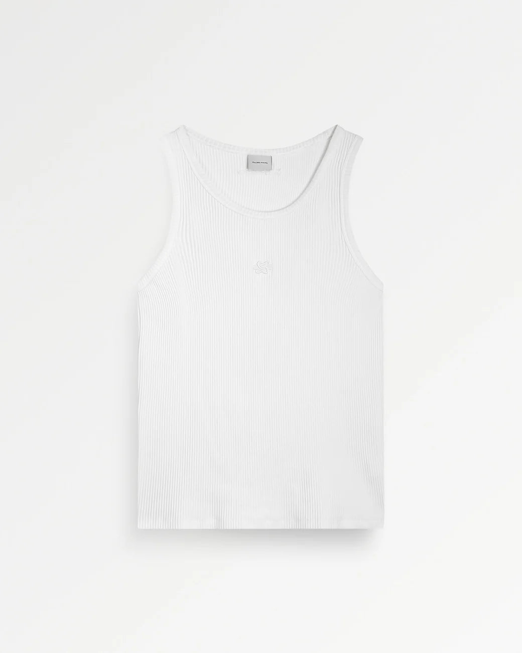 FILLING PIECES TANK TOP RIBBED White