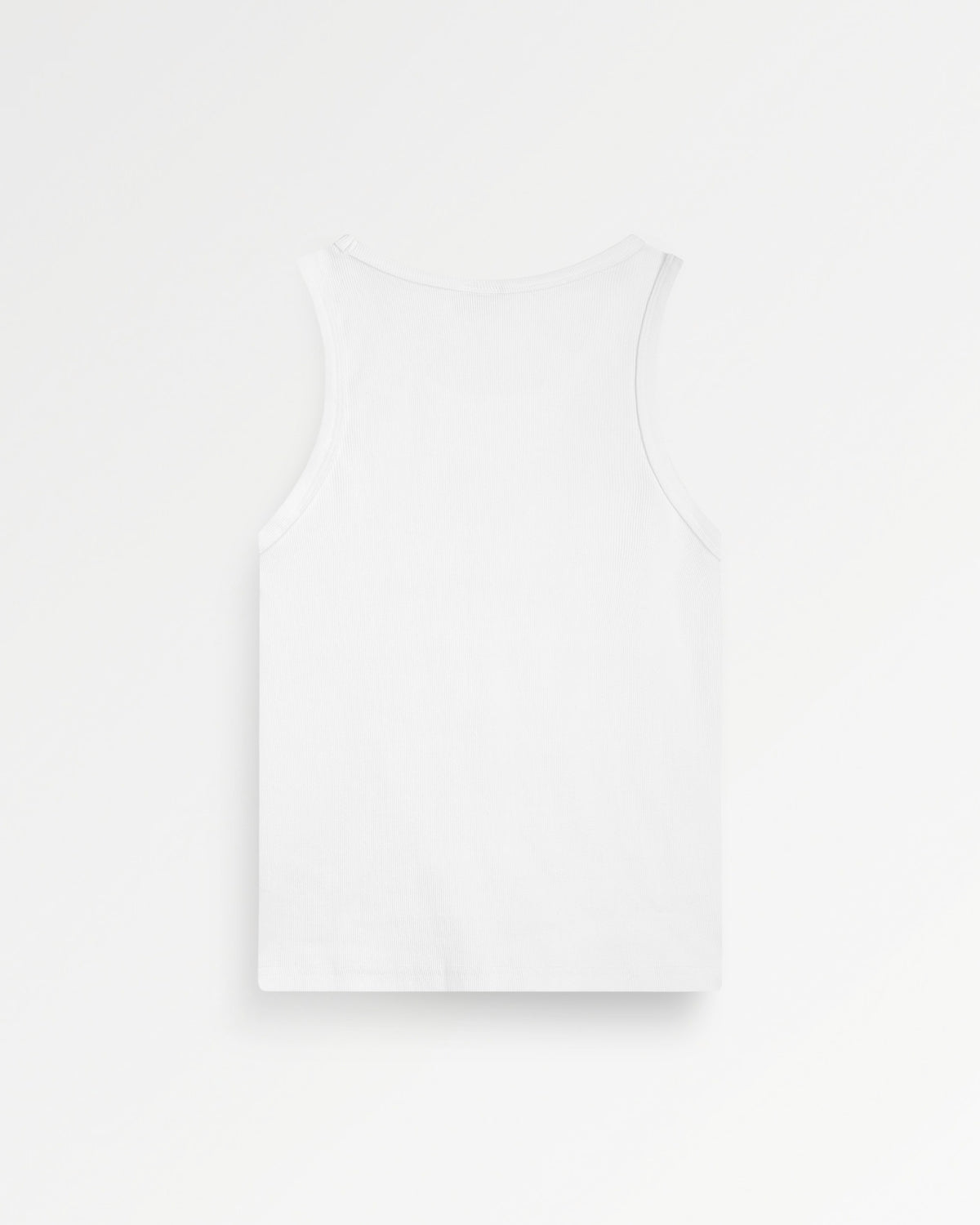 FILLING PIECES TANK TOP RIBBED White