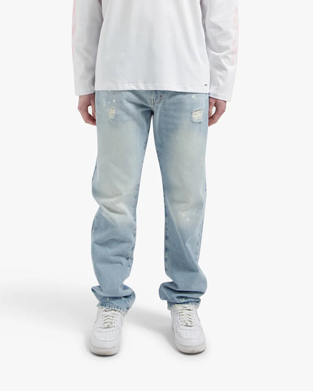 CROYEZ STRAIGHT LEG WASHED DENIM Light Blue