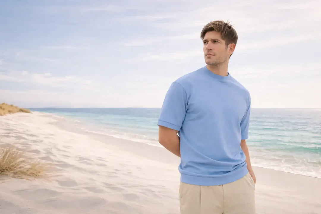 CLUB 24 TEE BEACH BLUE