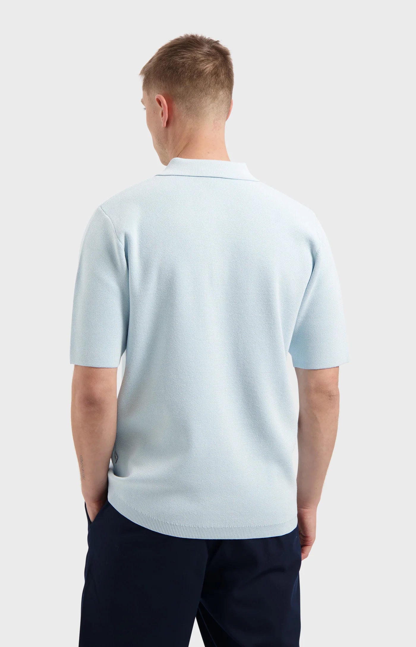 LAW OF THE SEA TIDE MILANO KNITTED POLO Nantucket Breeze