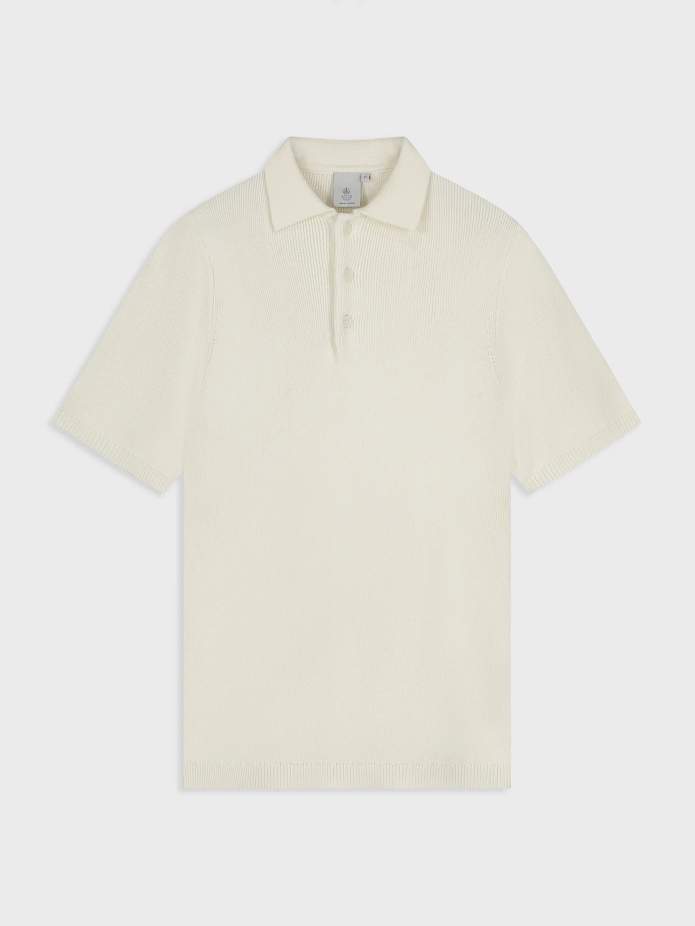 LAW OF THE SEA TIDE MILANO KNITTED POLO Cocunut Milk