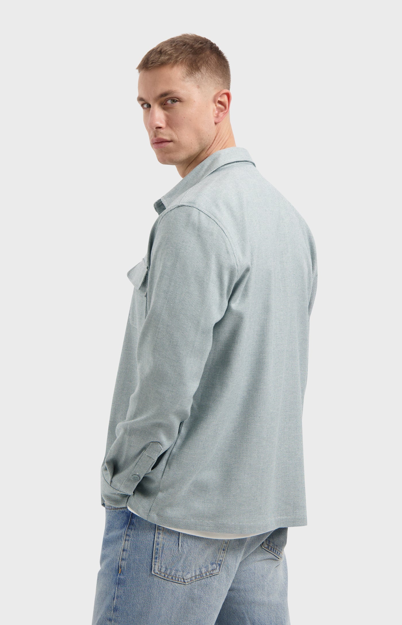 LAW OF THE SEA GHOUT STRUCTURED SHIRT North Atlantic