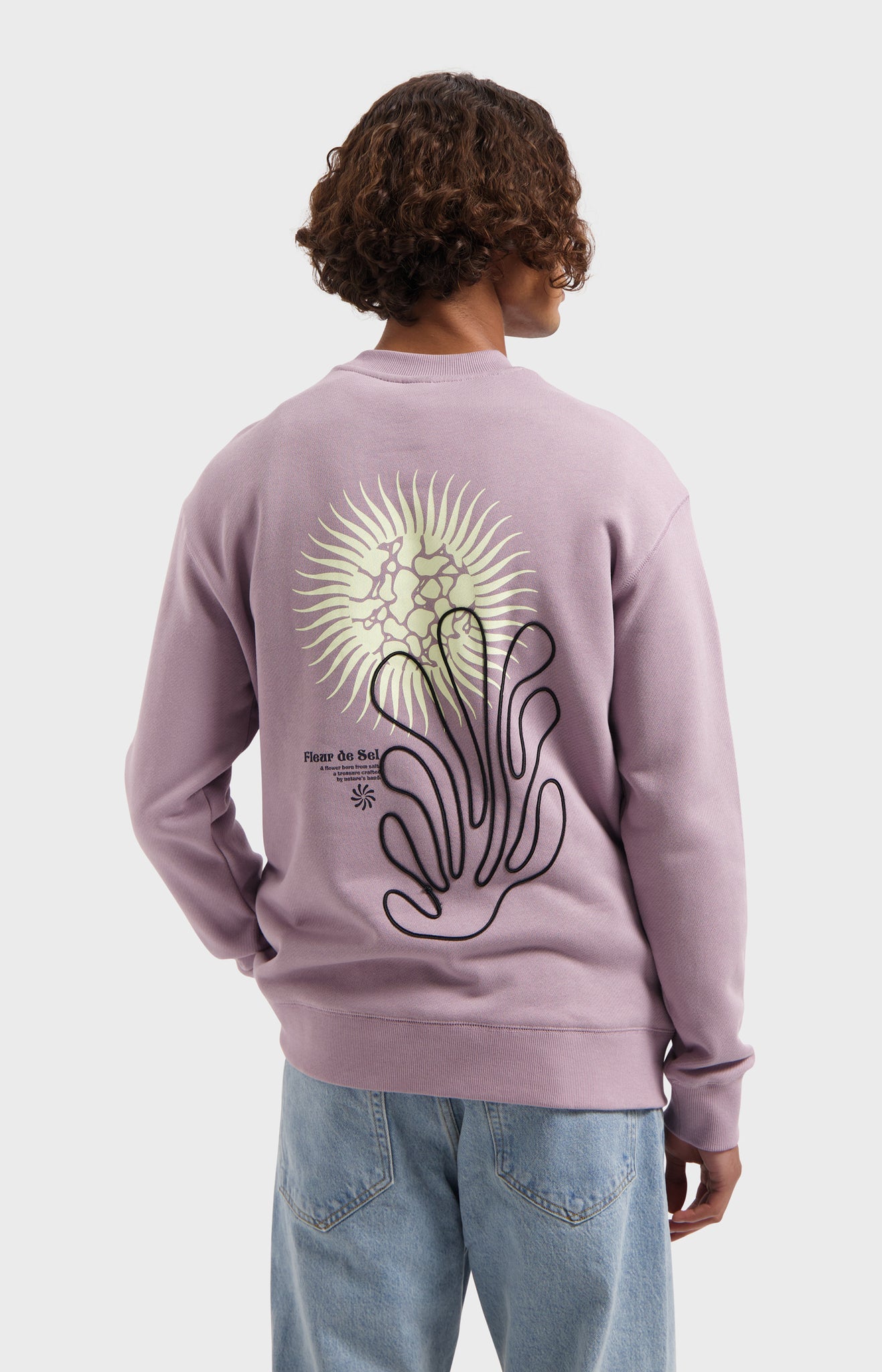 LAWC OF THE SEA THEMIS CREWNECK SWEAT WITH ARTWORK Nirvana