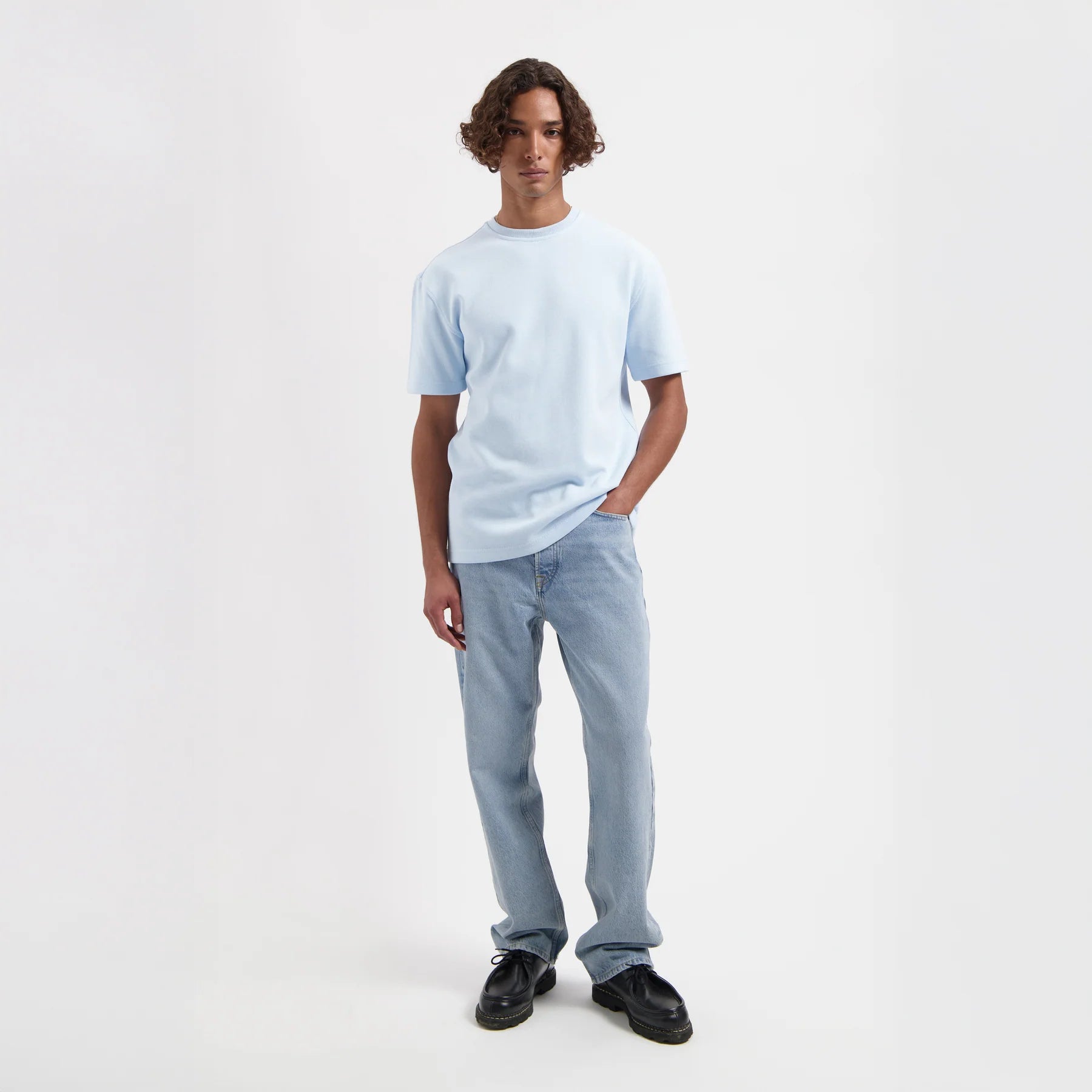 LAW OF THE SEA ATROPOS SOFT SWEAT TEE Nantucket Breeze