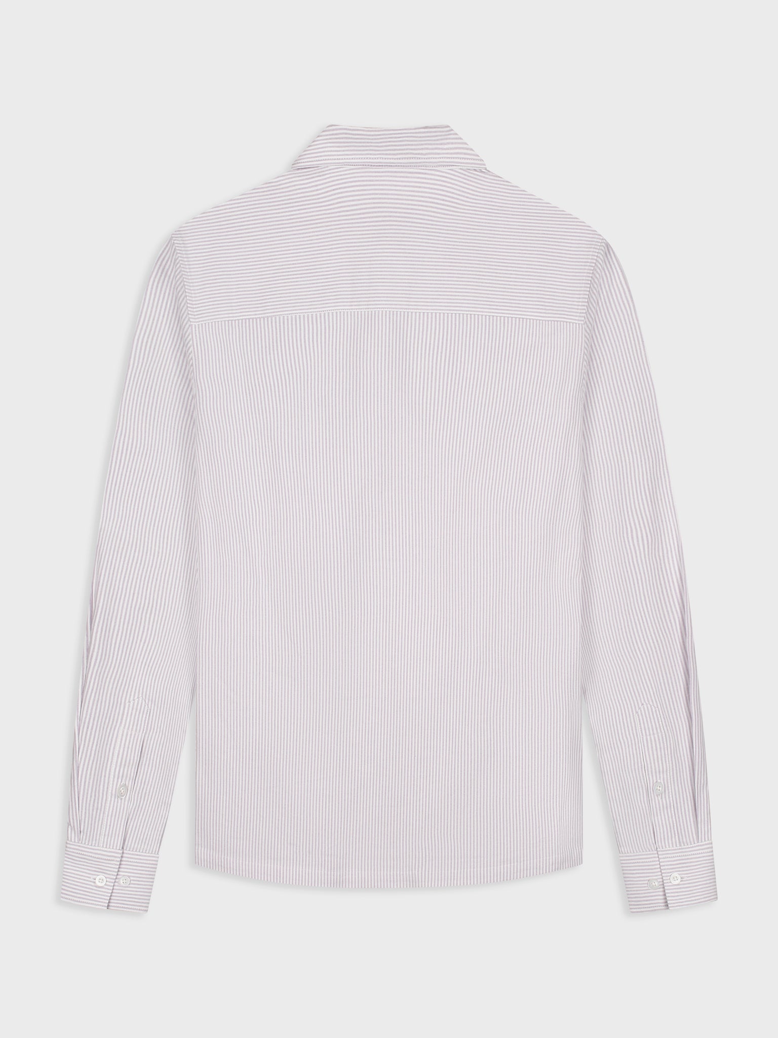 LAW OF THE SEA ARTISAN OXFORD STRIPE SHIRT Purple