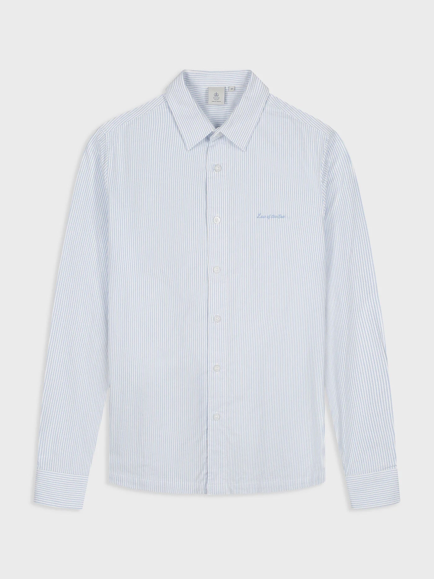 LAW OF THE SEA ARTISAN OXFORD STRIPE SHIRT Light Blue