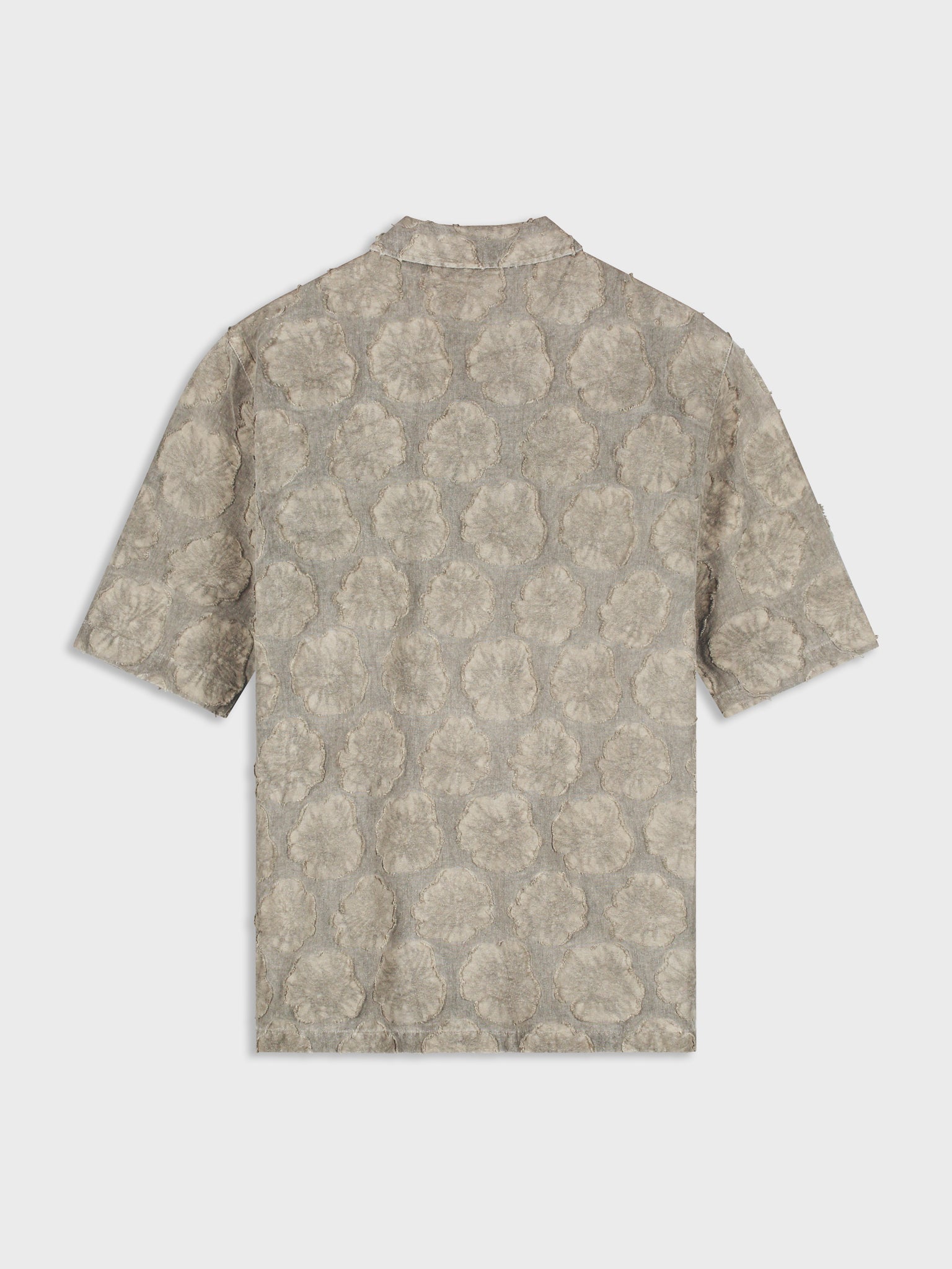 LAW OF THE SEA COMBRIT GARMENT DYED JACQUARD SHIRT Walnut
