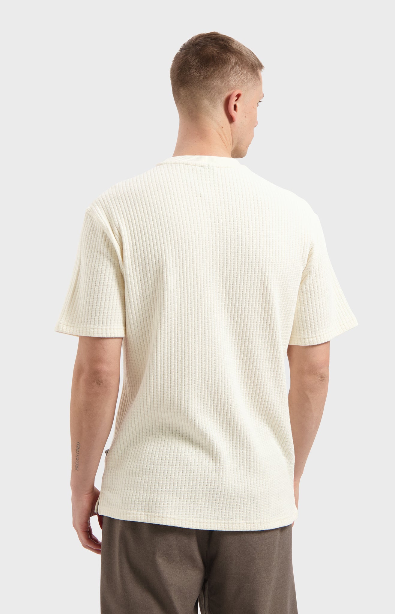 LAW OF THE SEA SALOR RIBBED T-SHIRT Coconut Milk