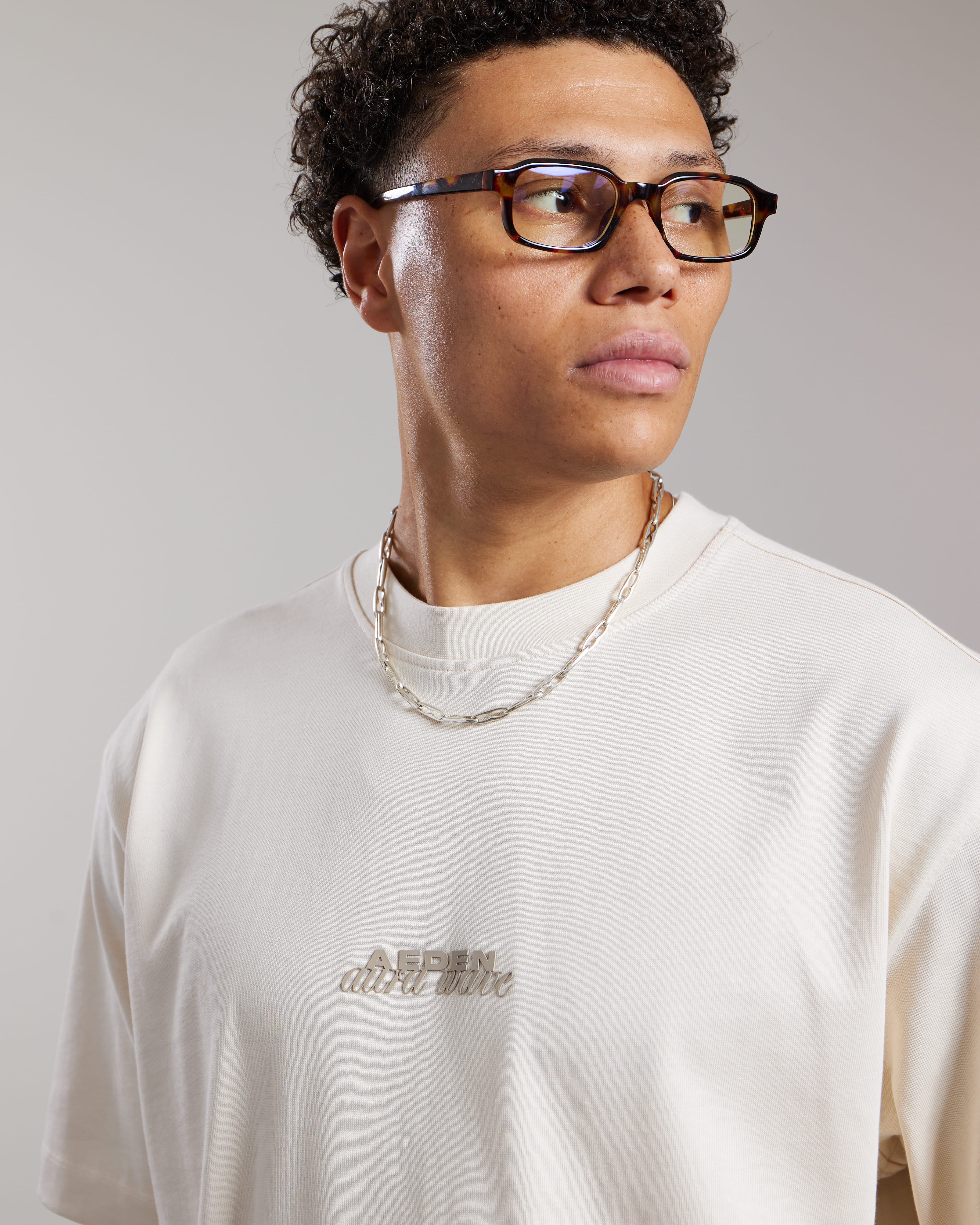 AEDEN LUCIUS TEE WHITE