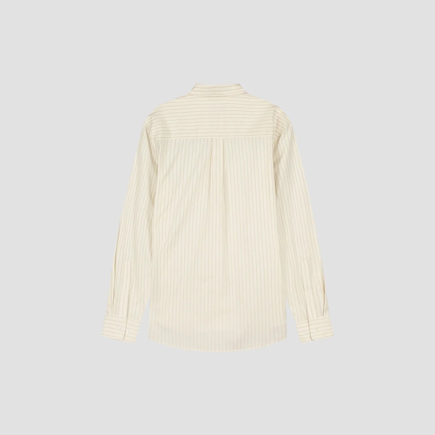 ØLÅF STITCHED STRIPED RELAXED SHIRT Off White