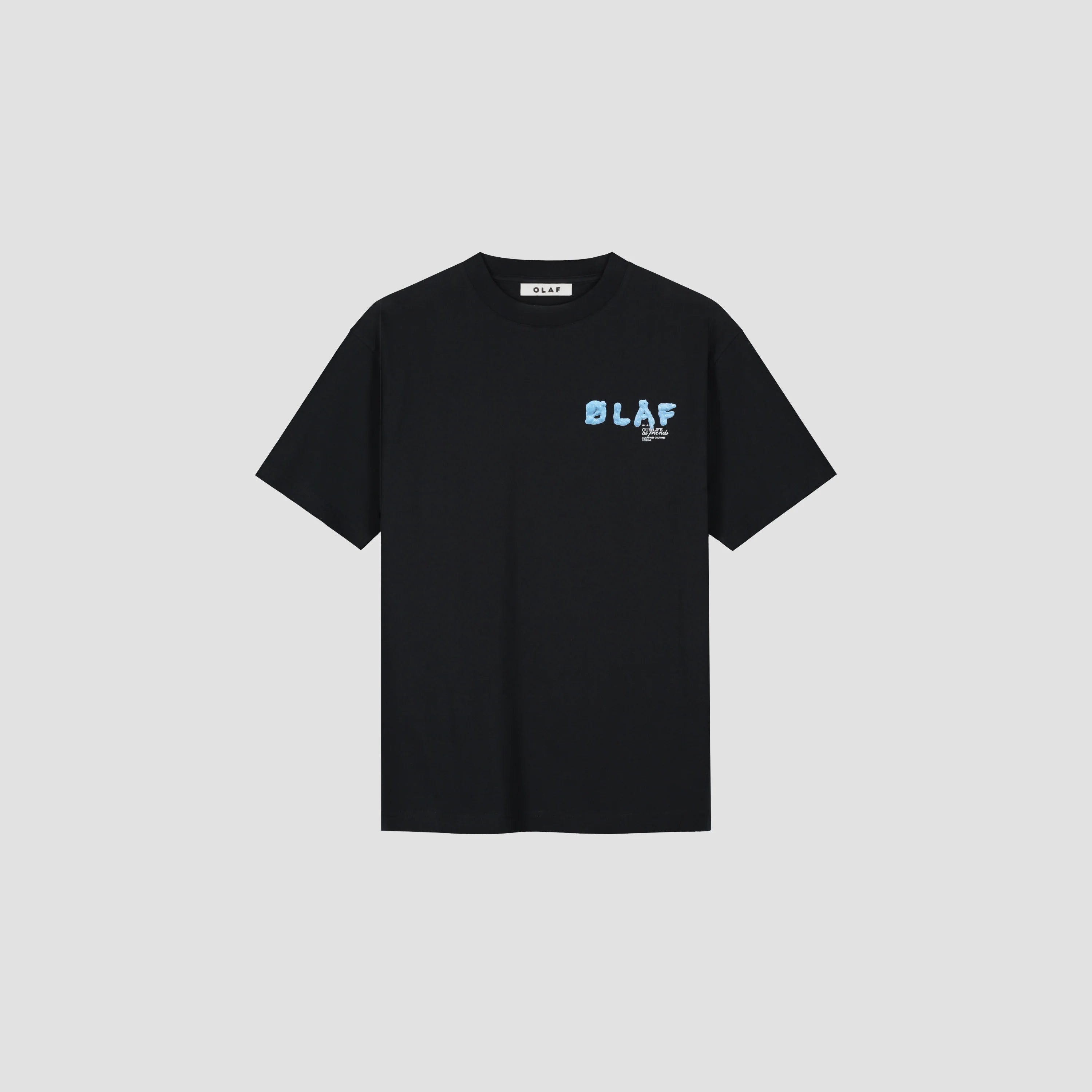 OLAF PAINT OLAF TEE - OPTICAL BLACK