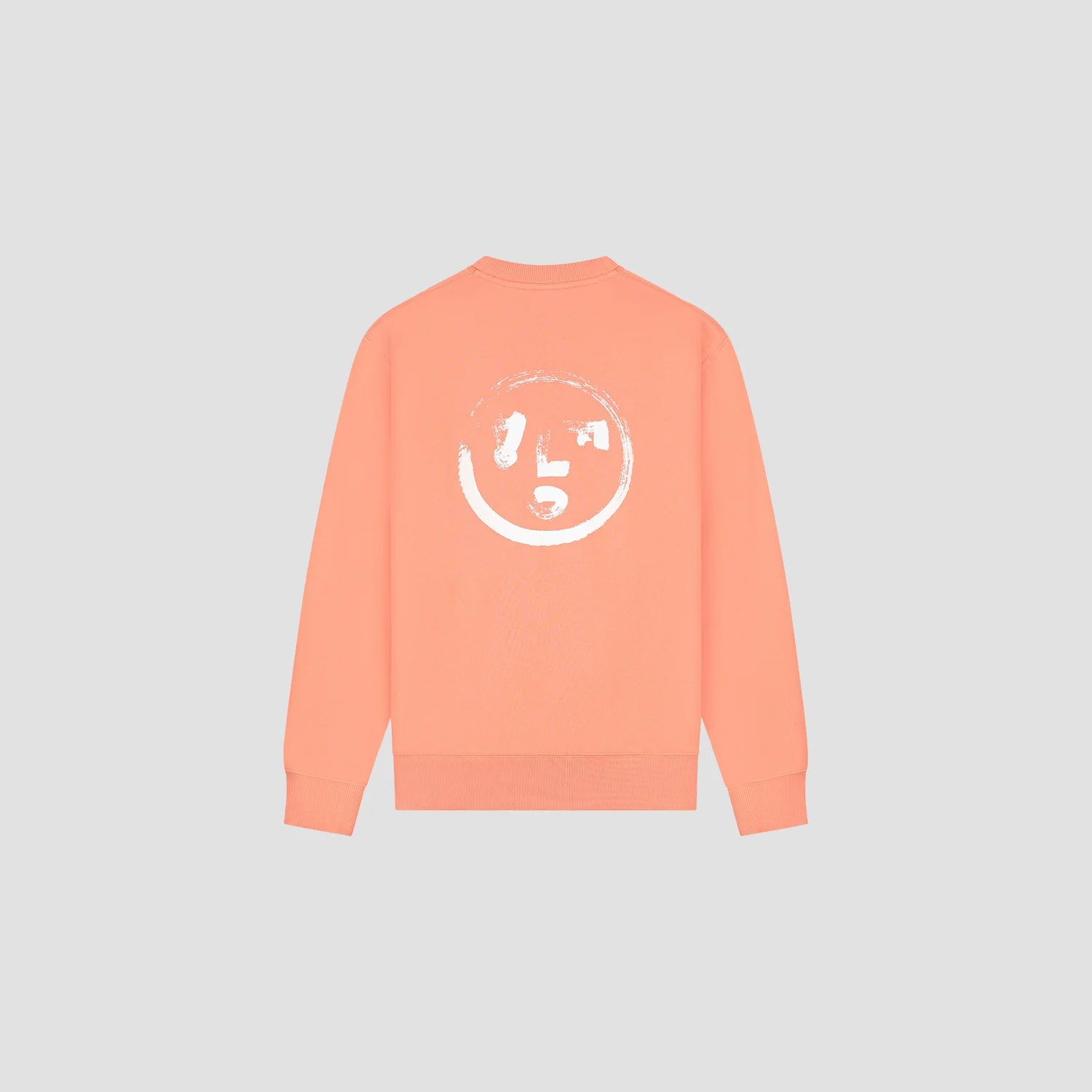 OLAF BRUSHSTROKE FACE CREWNECK Burnt Coral