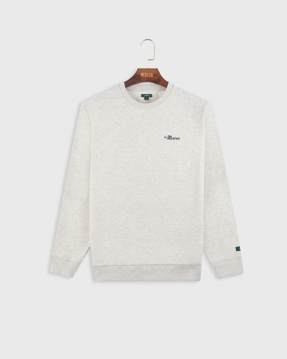 MERCER The Mercer Logo Sweat Grey