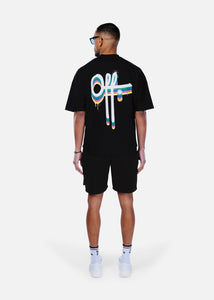 OFF THE PITCH CARBON OVERSIZED TEE Black