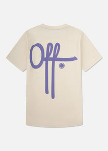 OFF THE PITCH FULLSTOP SLIM FIT TEE Off White