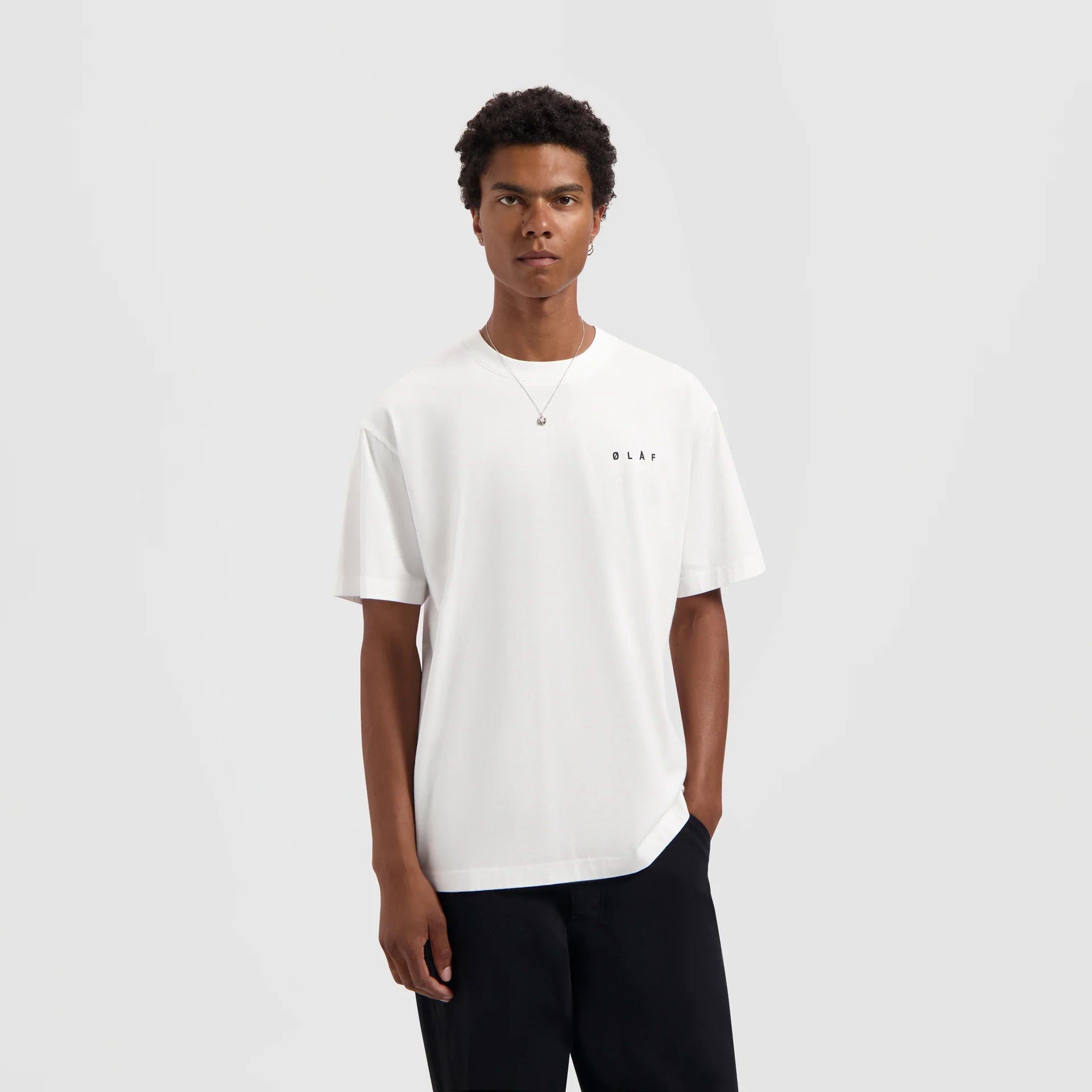 ØLÅF Crafted Fruit Bowl Tee Optical White