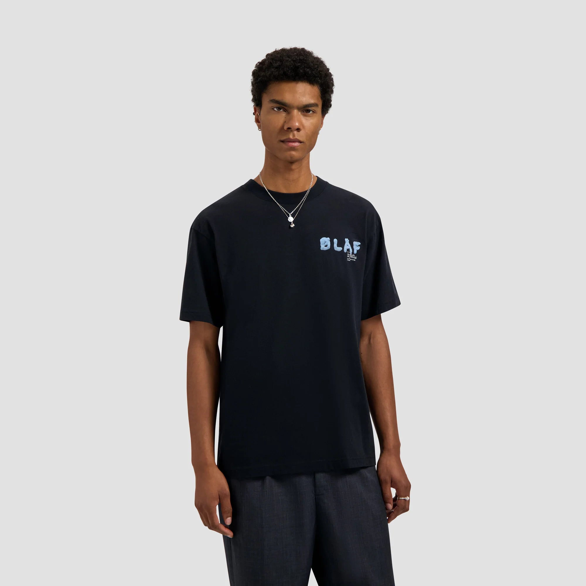 OLAF PAINT OLAF TEE - OPTICAL BLACK