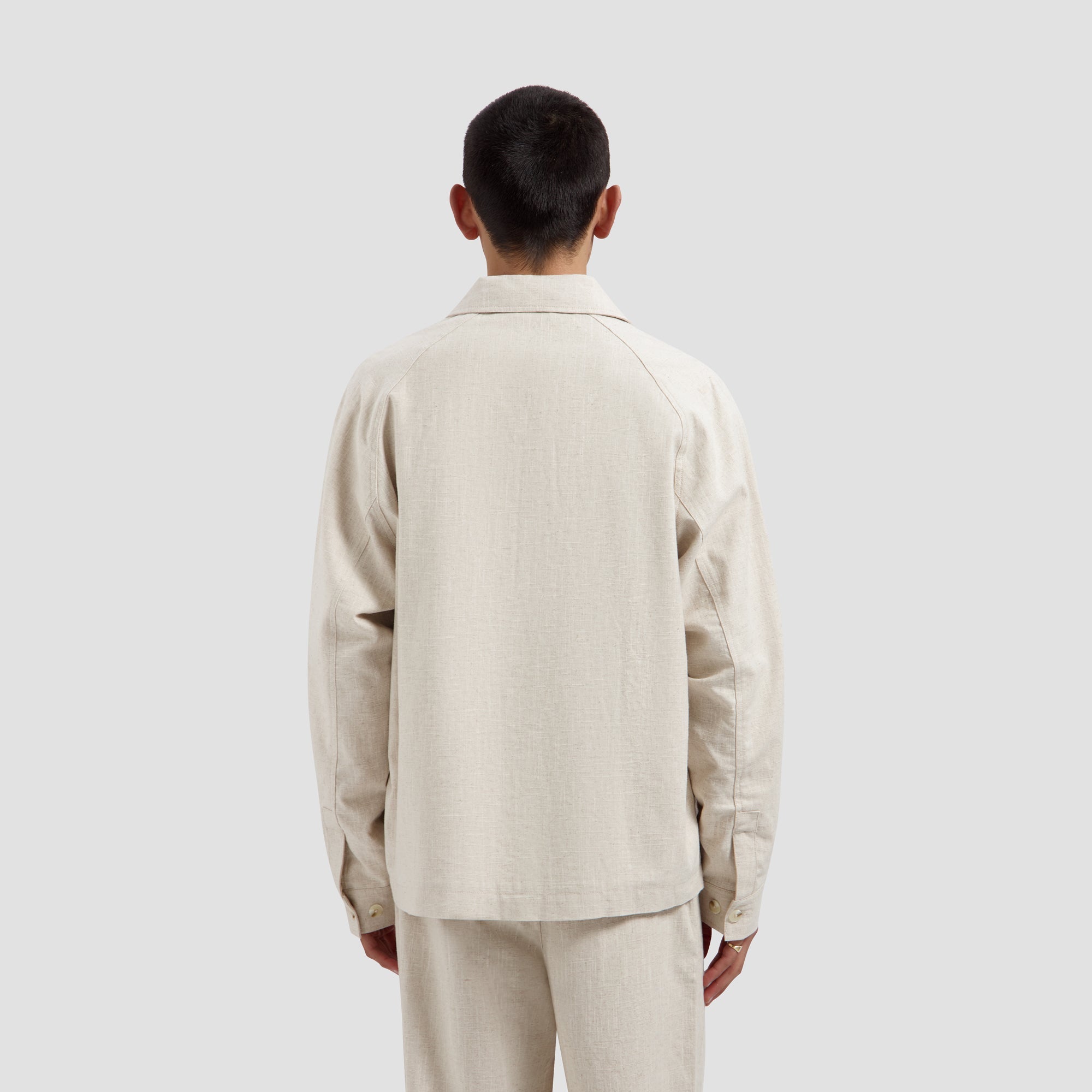 Linen Jacket - Cement