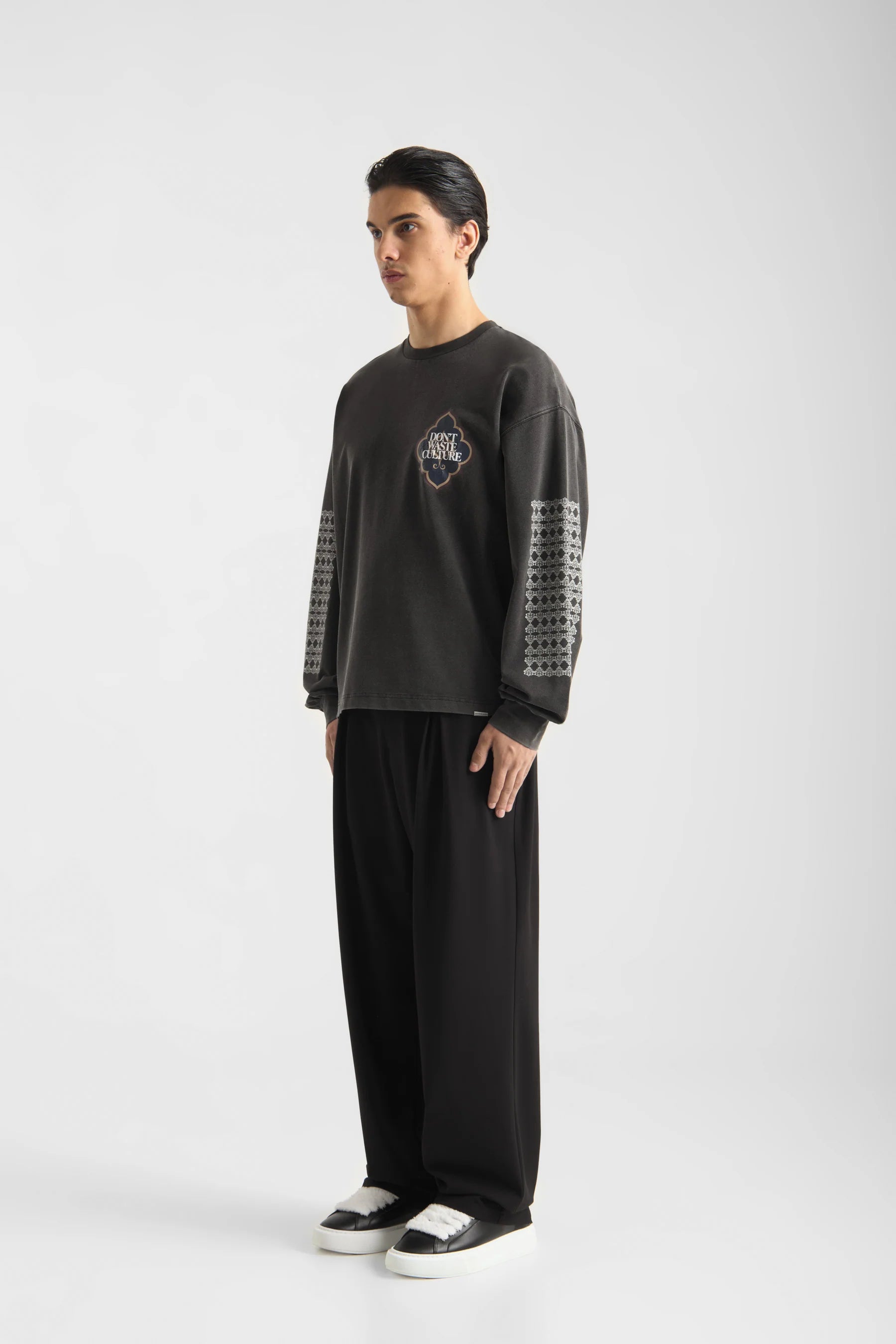 DON'T WASTE CULTURE HIMARIYU LONGSLEEVE | WASHED BLACK