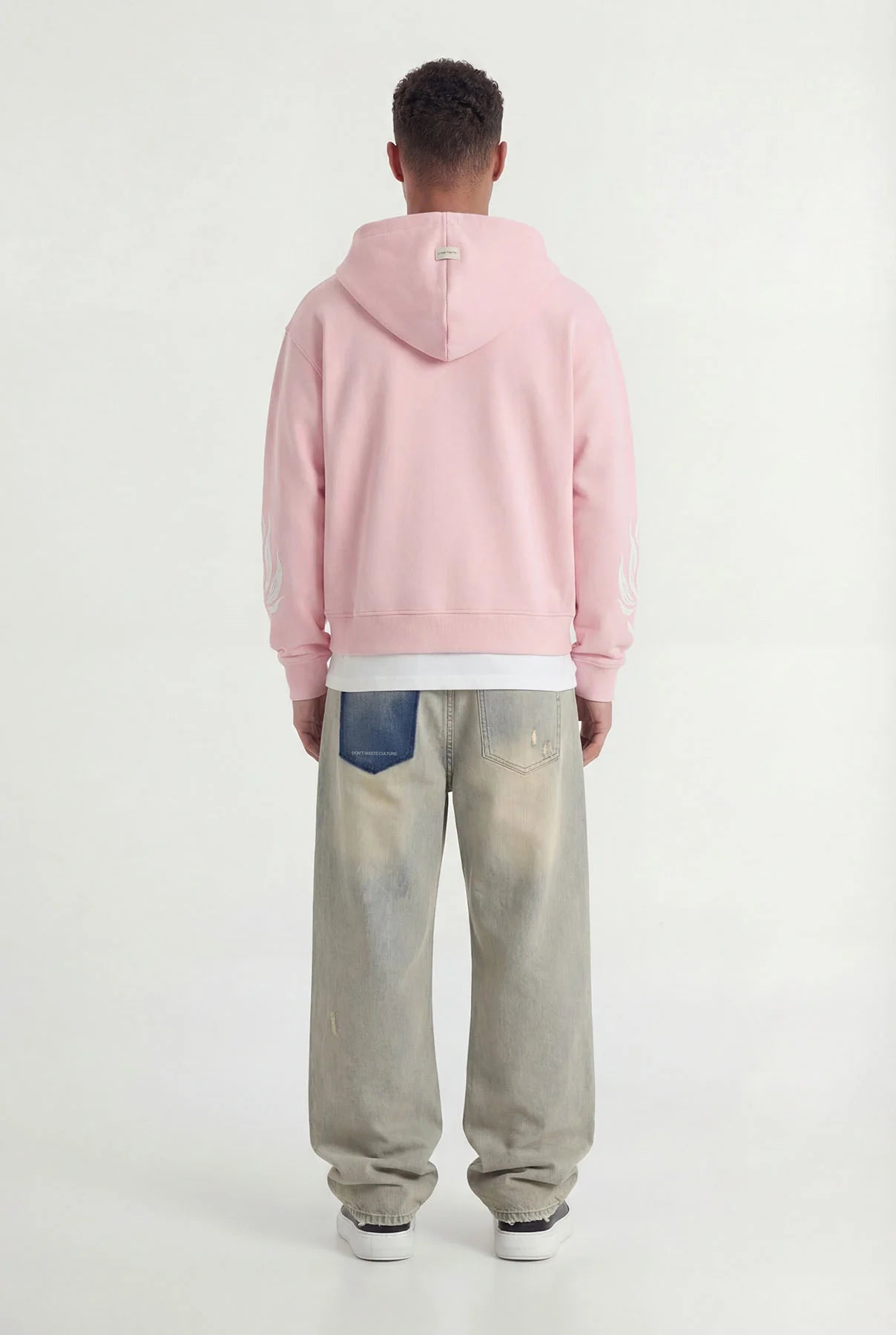 DON'T WASTE CULTURE WESANDRA ZIP-HOODIE | OLD PINK