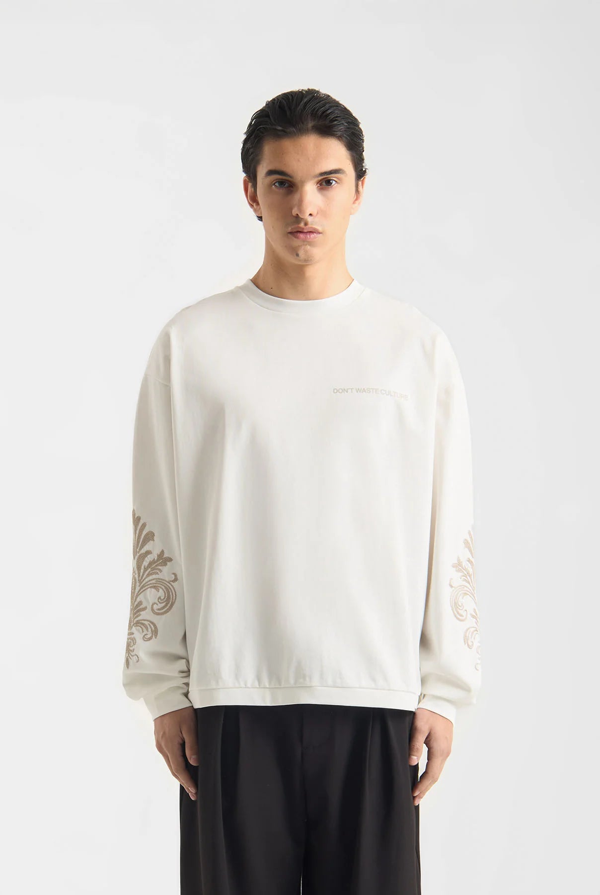 DON'T WASTE CULTURE YORIKA LONGSLEEVE | OFF-WHITE